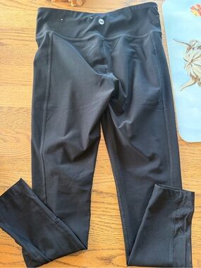 Black High-Waist Active Leggings